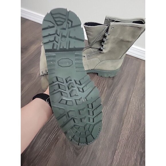 Hoffmans SG10PowerX Sage Powerline Steel Toe 10" Leather Lineman Boots 13 New - Picture 7 of 7